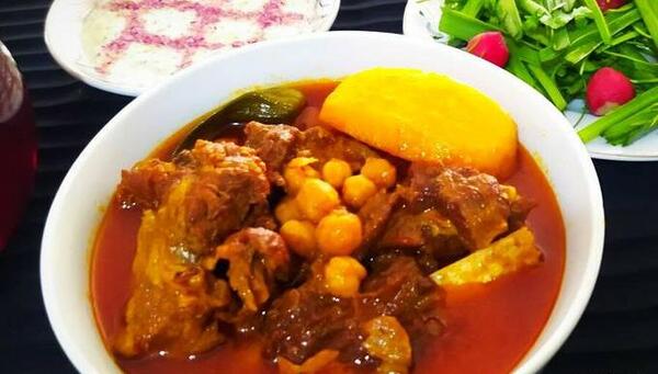 عکس آبگوشت سوخته
