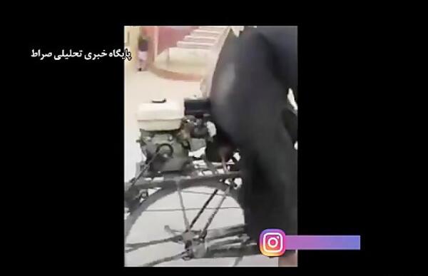 عکس دوچرخه چینی قدیمی