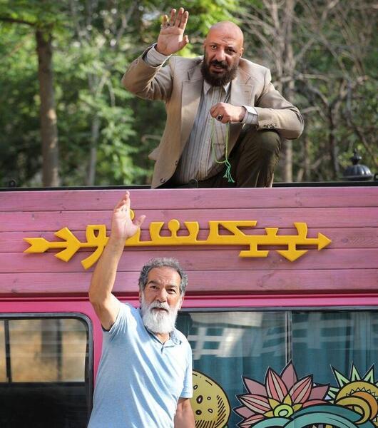 عکس حمید فرخ نژاد در گشت ارشاد