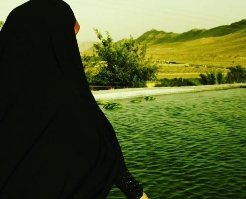 عکس نوشته چادر بسیجی