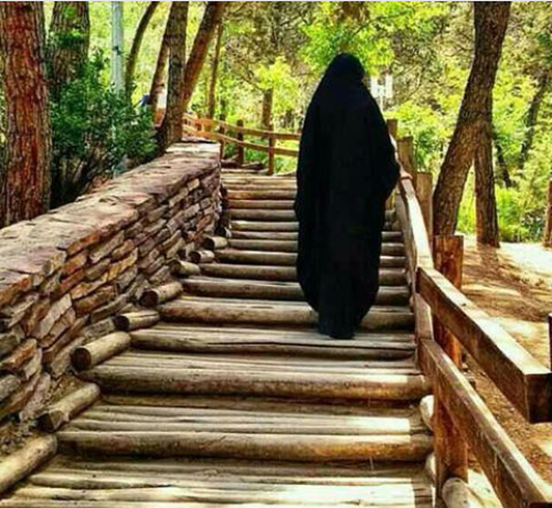 عکس نوشته چادر بسیجی