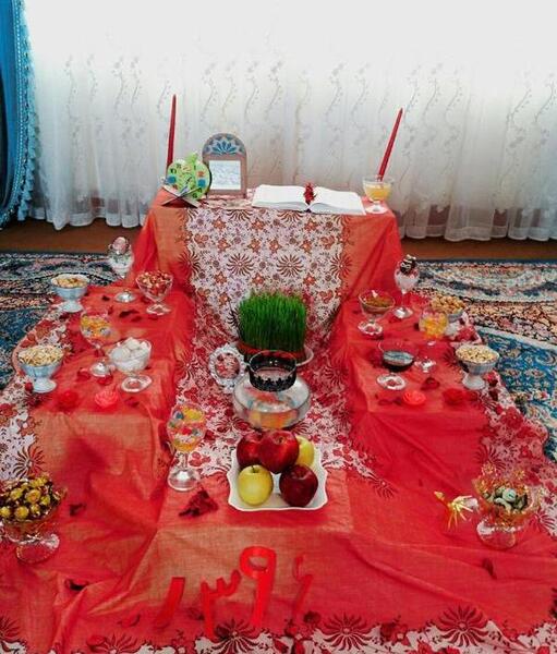 عکس فیک سفره هفت سین