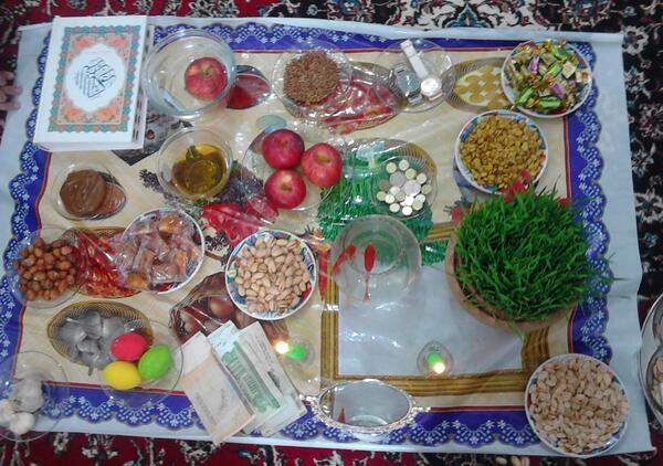 عکس فیک سفره هفت سین