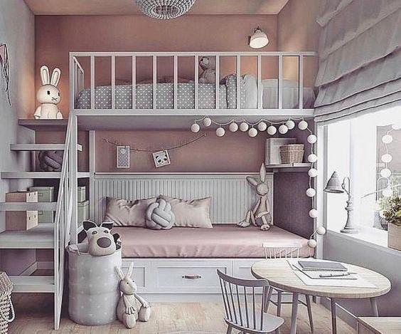 عکس ایده برای اتاق خواب دخترانه