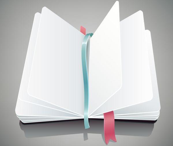 عکس کتاب صفحه سفید