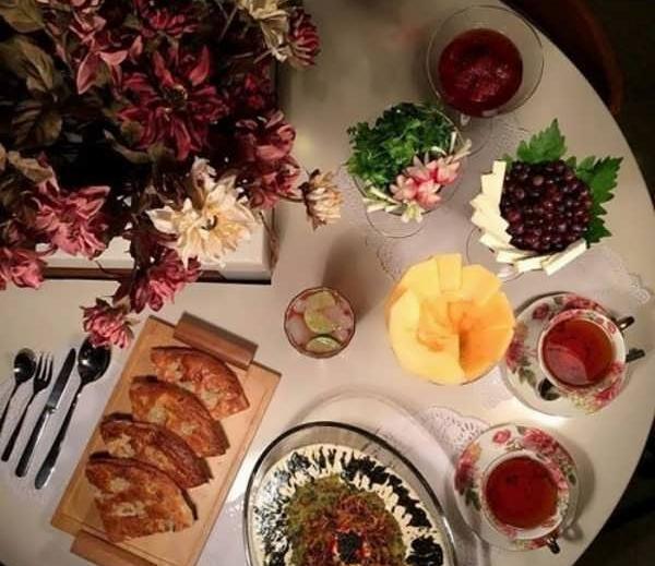 عکس سفره افطاری زیبا