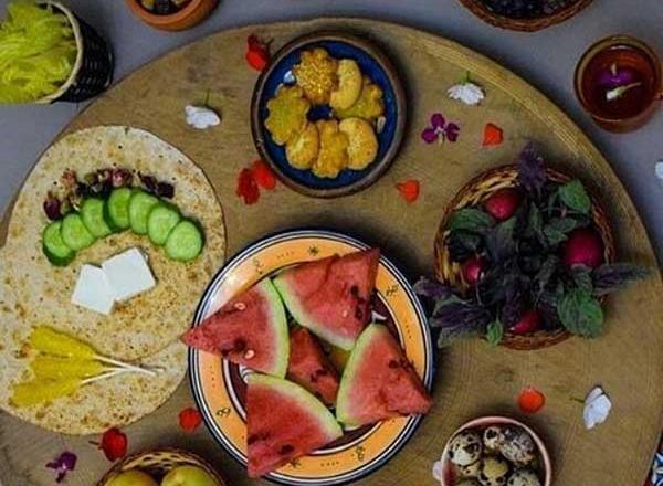 عکس سفره افطاری زیبا