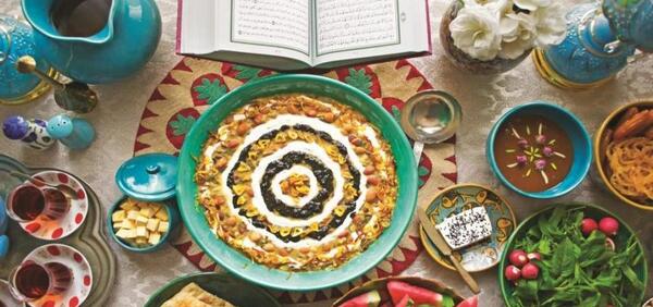 عکس سفره افطاری زیبا