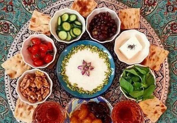 عکس سفره افطاری زیبا
