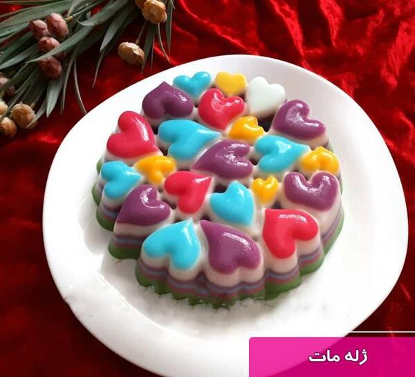 عکس ژله ساده در لیوان