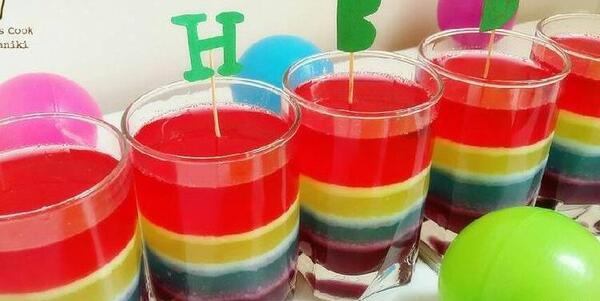 عکس ژله ساده در لیوان