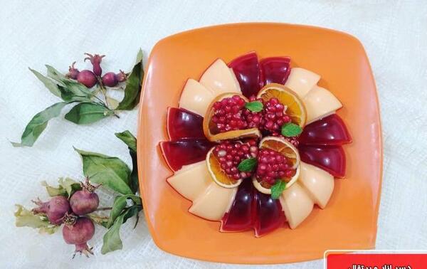 عکس ژله ساده در لیوان