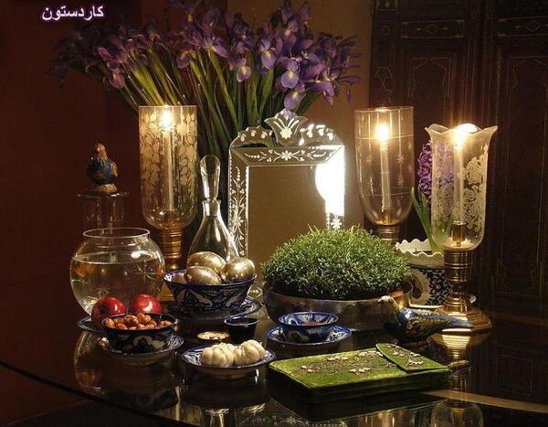عکس ایده برای آینه سفره هفت سین