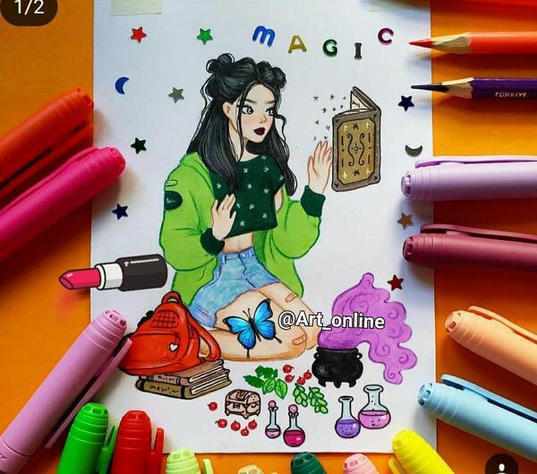 عکس ایده نقاشی ویسگون