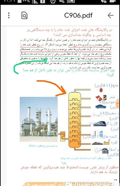 عکس برج تقطیر