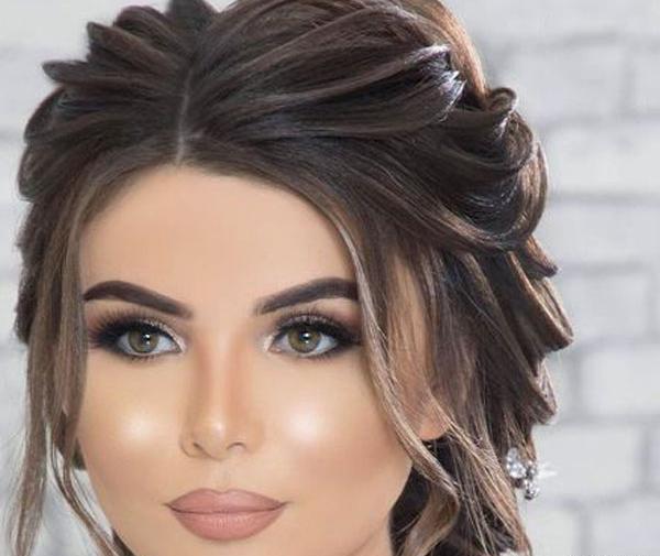عکس شینیون مو زیر شال