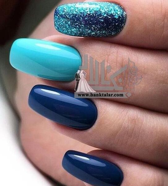 عکس طرح ناخن لاک