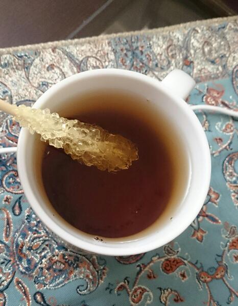 عکس چای با نبات