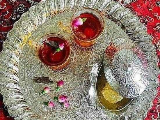 عکس چای با نبات