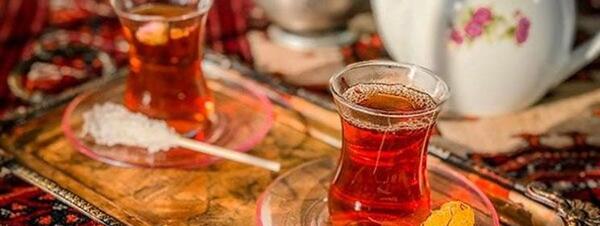 عکس چای با نبات