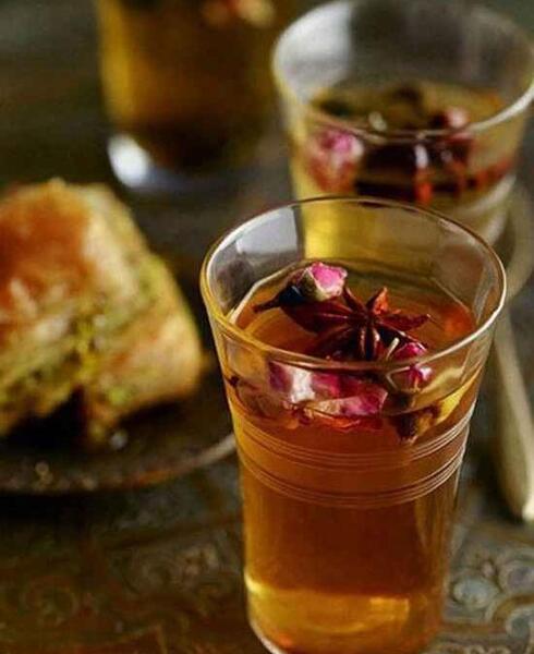 عکس چای با نبات