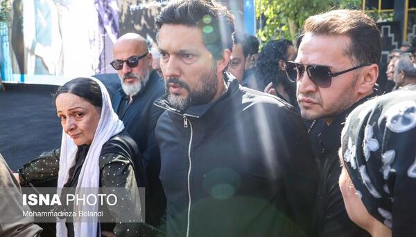 عکس خاکسپاری مهران مدیری