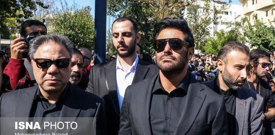 عکس خاکسپاری مهران مدیری