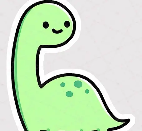 عکس دایناسور سبز