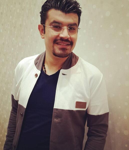 عکس پیمان طالبی با همسرش
