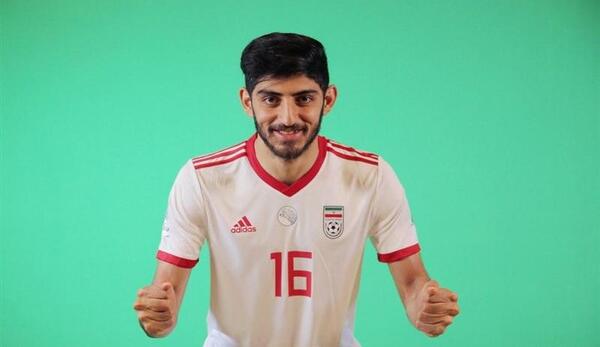 عکس مهدی طارمی با لباس تیم ملی