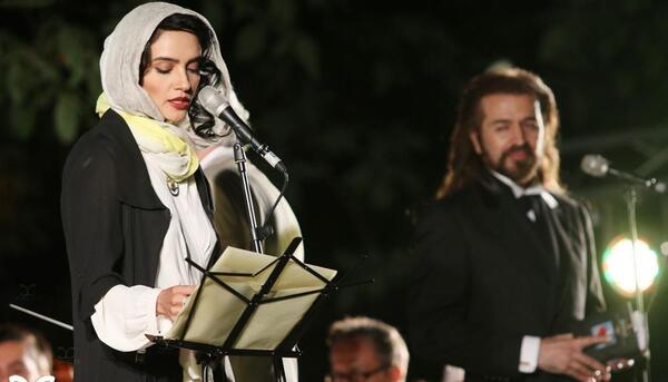 عکسهای الهام حمیدی در شانزدهمین جشن حافظ