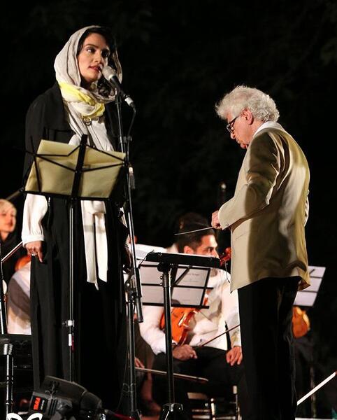 عکسهای الهام حمیدی در شانزدهمین جشن حافظ