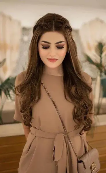 عکس بافت مو جلو سر