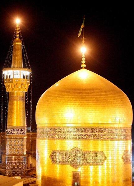 عکس حرم امام رضا علیه السلام در روز