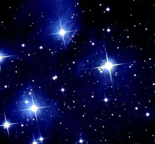 عکس ستاره و شب