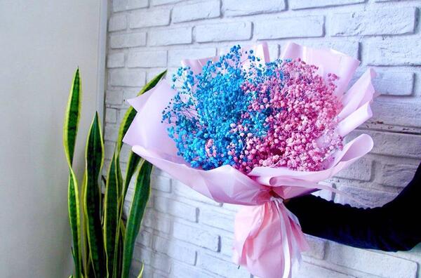 عکس دسته گل عروس ابی