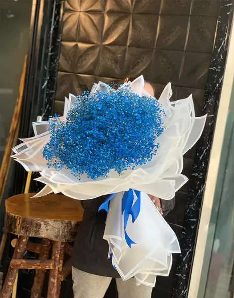 عکس دسته گل عروس ابی