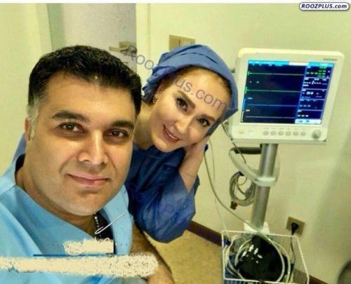 عکس زهره فکور صبور قبل از عمل بینی