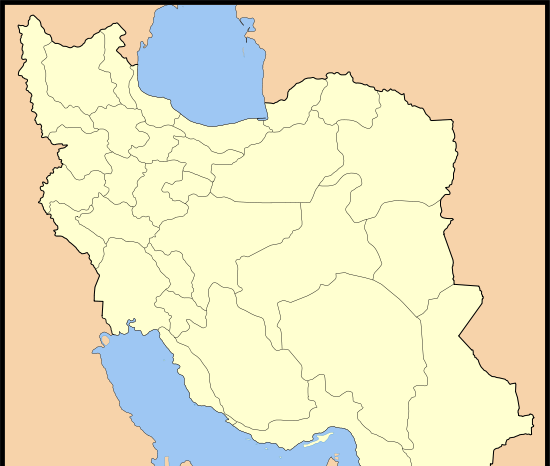 عکس نقشه ایران کلاس پنجم
