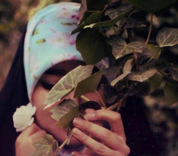 عکس دختر چادری ویسگون