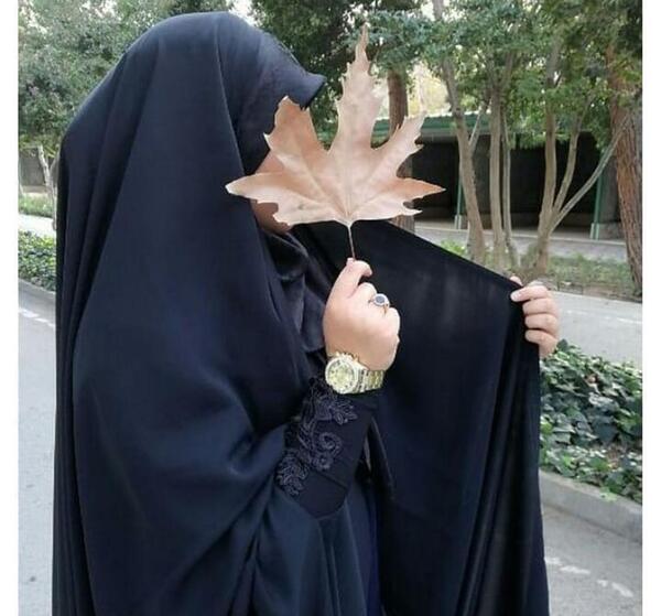عکس دختر چادری ویسگون