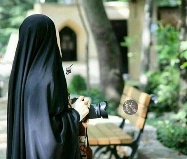 عکس دختر چادری ویسگون