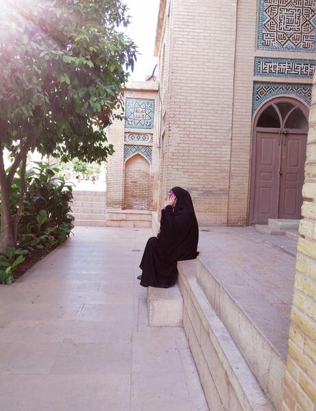 عکس دختر چادری ویسگون