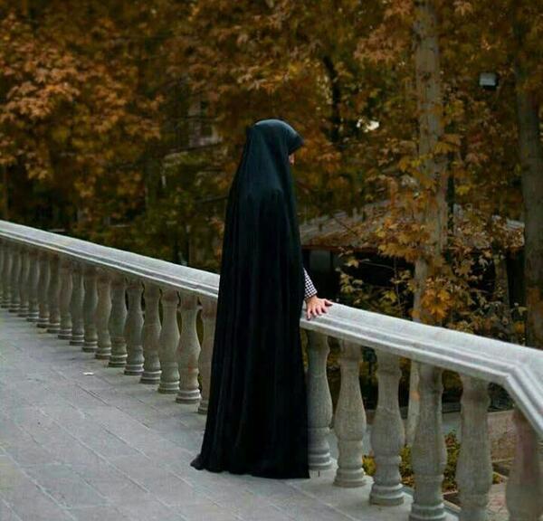 عکس دختر چادری ویسگون