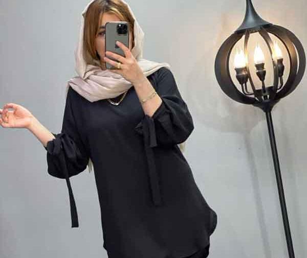 عکس مدل مانتو ابروبادی رنگ مشکی