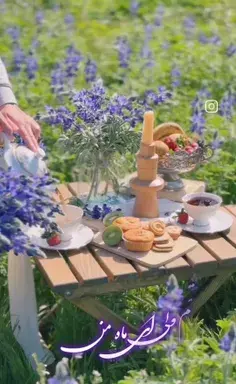 عکس غروب خورشید فیک