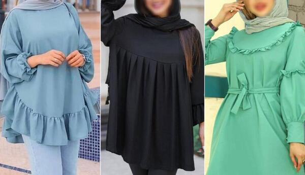 عکس مدل تونیک چین دار