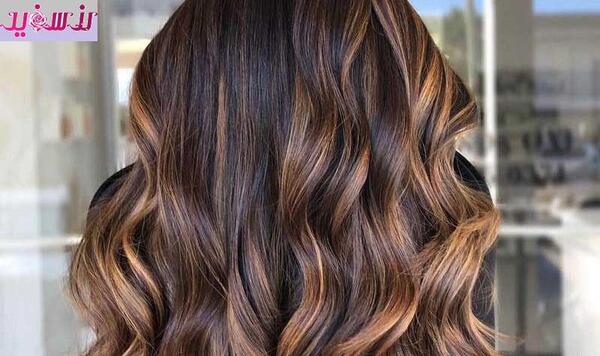 عکس رنگ مو قهوه ای سوخته