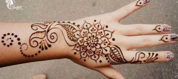 عکس حنا روی مچ دست