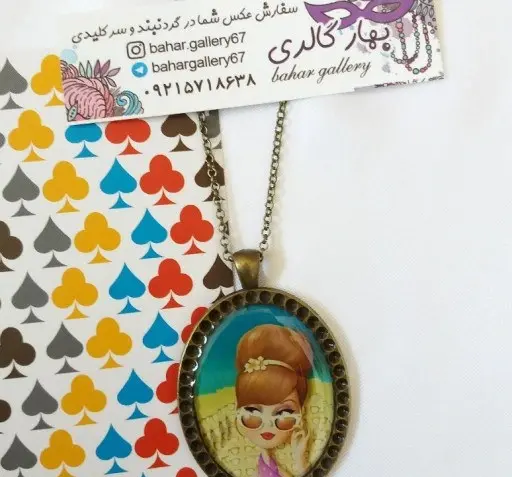 عکس گردنبند دخترانه فانتزی